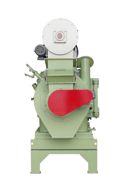 A ring die pellet mill (front view)