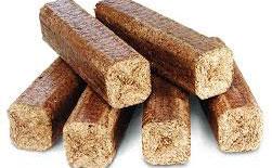 wood briquette